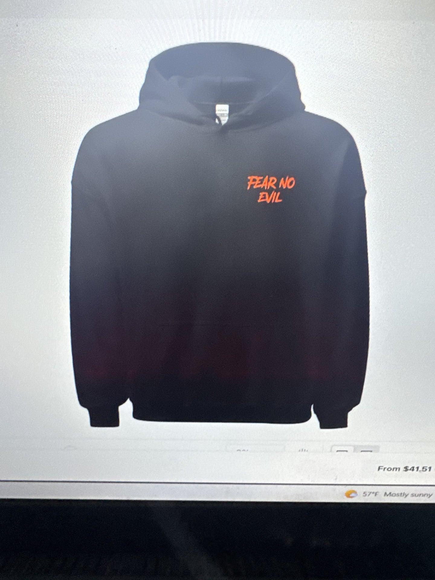 Fear No Evil Unisex Hoodie